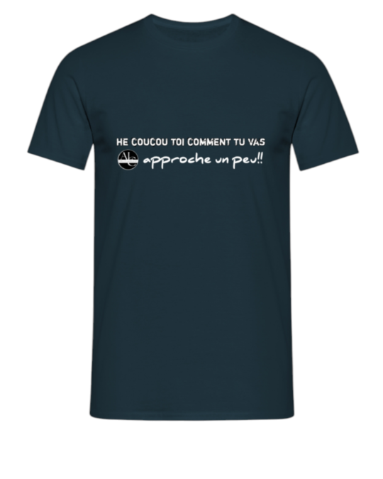 tee-shirt Alexlingletcoach hé coucou toi noir